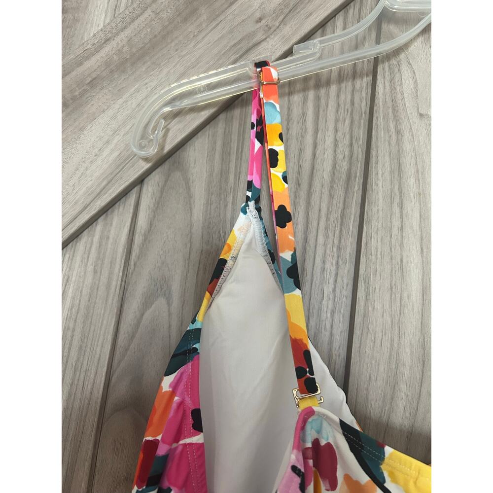 NWT Anne Cole Gradient Floral easy triangle tankini top XL - Picture 7 of 9